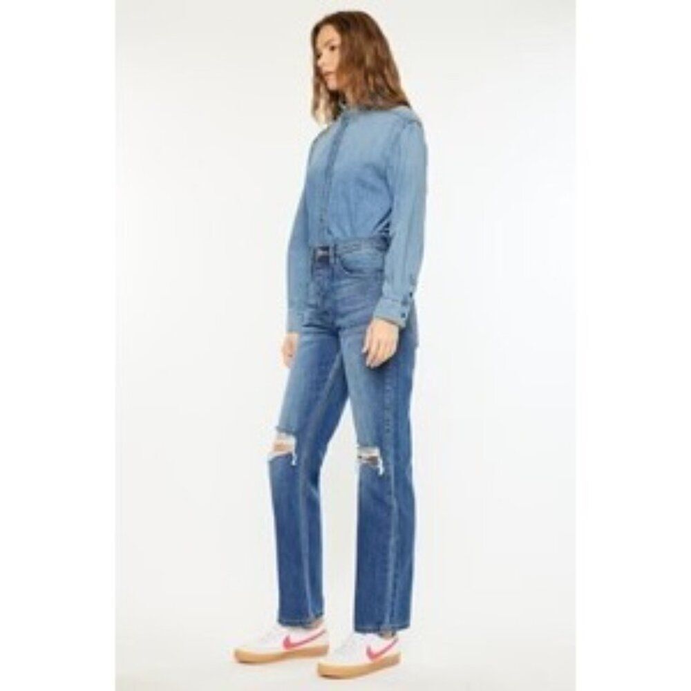 Kancan Dixon Ultra‎ High Rise 90's Boyfriend Jeans Size 11/30 - Picture 13 of 14